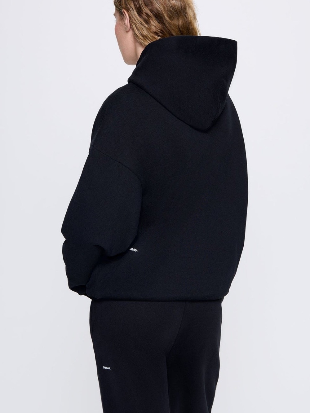 Pangaia Women’s 365 Midweight Black 100% Organic Cotton Hoodie - Picture 3 of 11